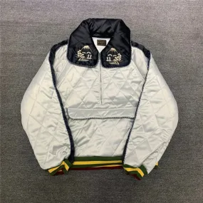 Japanese Embroidered Streetwear Baseball Jacket