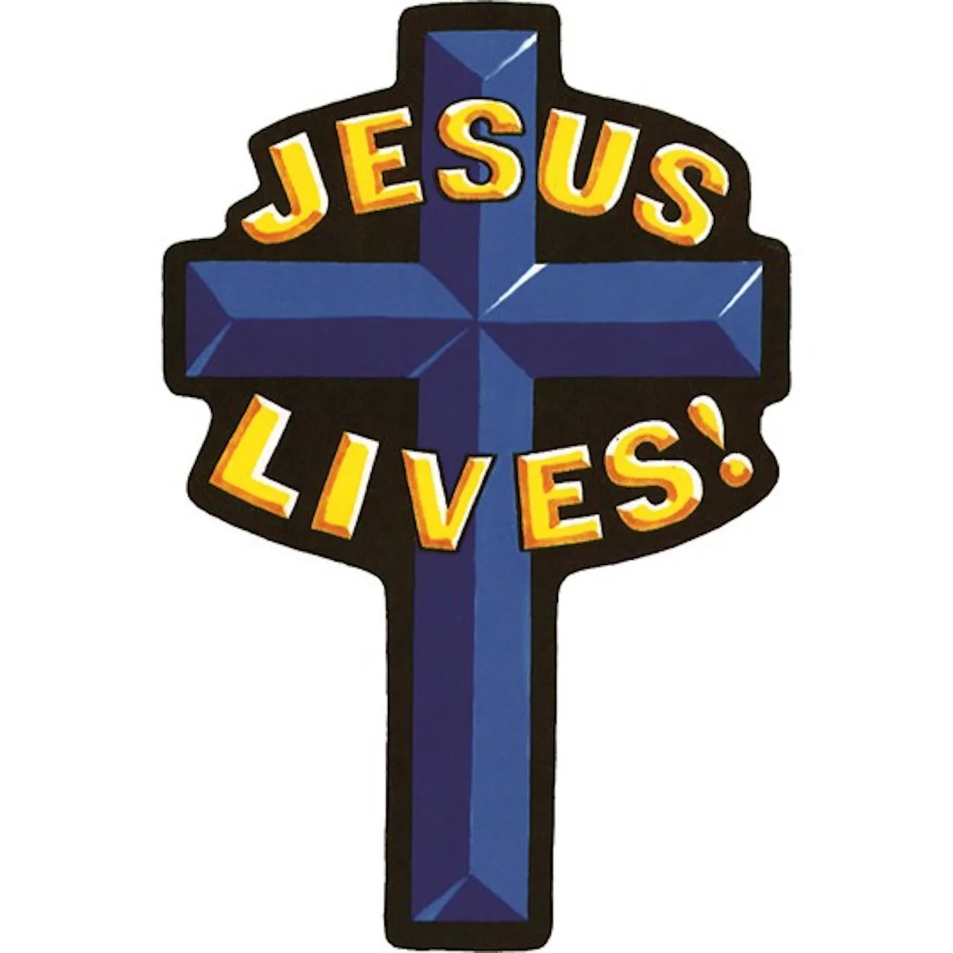 Jesus Lives Large Motorcycle Vest Patch