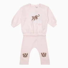 Kid's Long Sleeves Sweatshirt And Pants Outfit