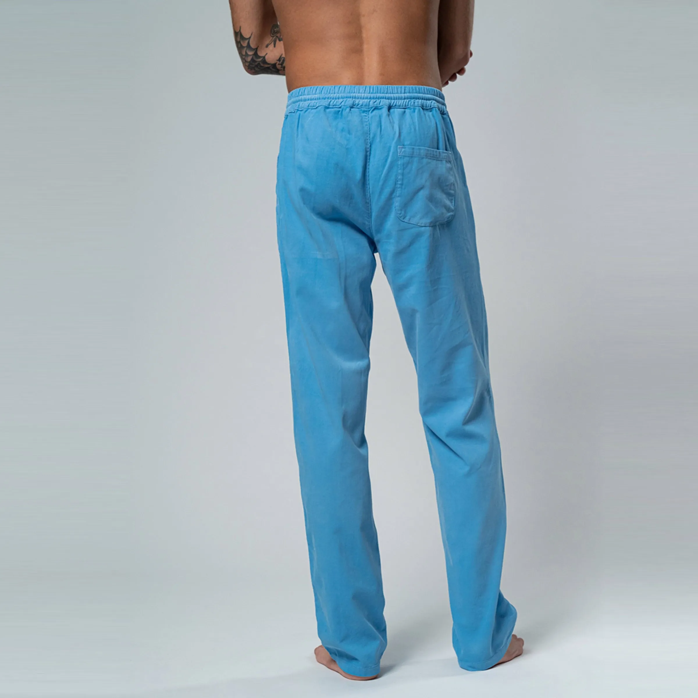 Lemos Beach Trousers (Sky Blue Baby Cord)