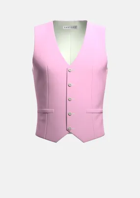 Lilac Linen Blend Vest