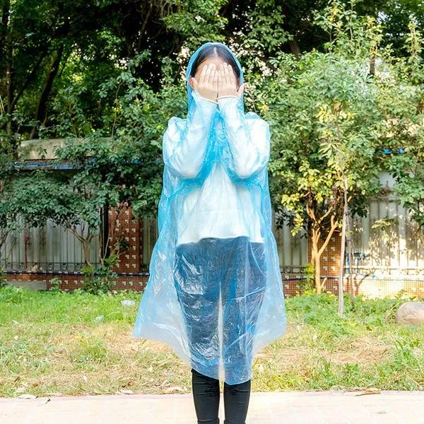 Long Full Length Disposable Raincoat for Men/Women/Unisex Raincoat -2 (Buy 1 get 1 free)