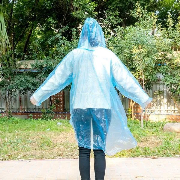 Long Full Length Disposable Raincoat for Men/Women/Unisex Raincoat -2 (Buy 1 get 1 free)