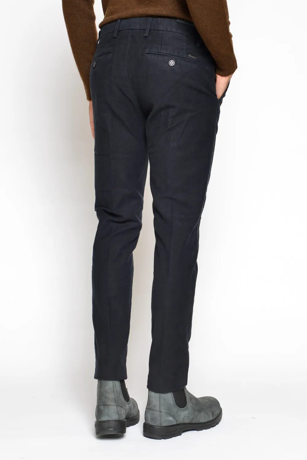 Markup Chinos Regular Fustagno Blu Uomo