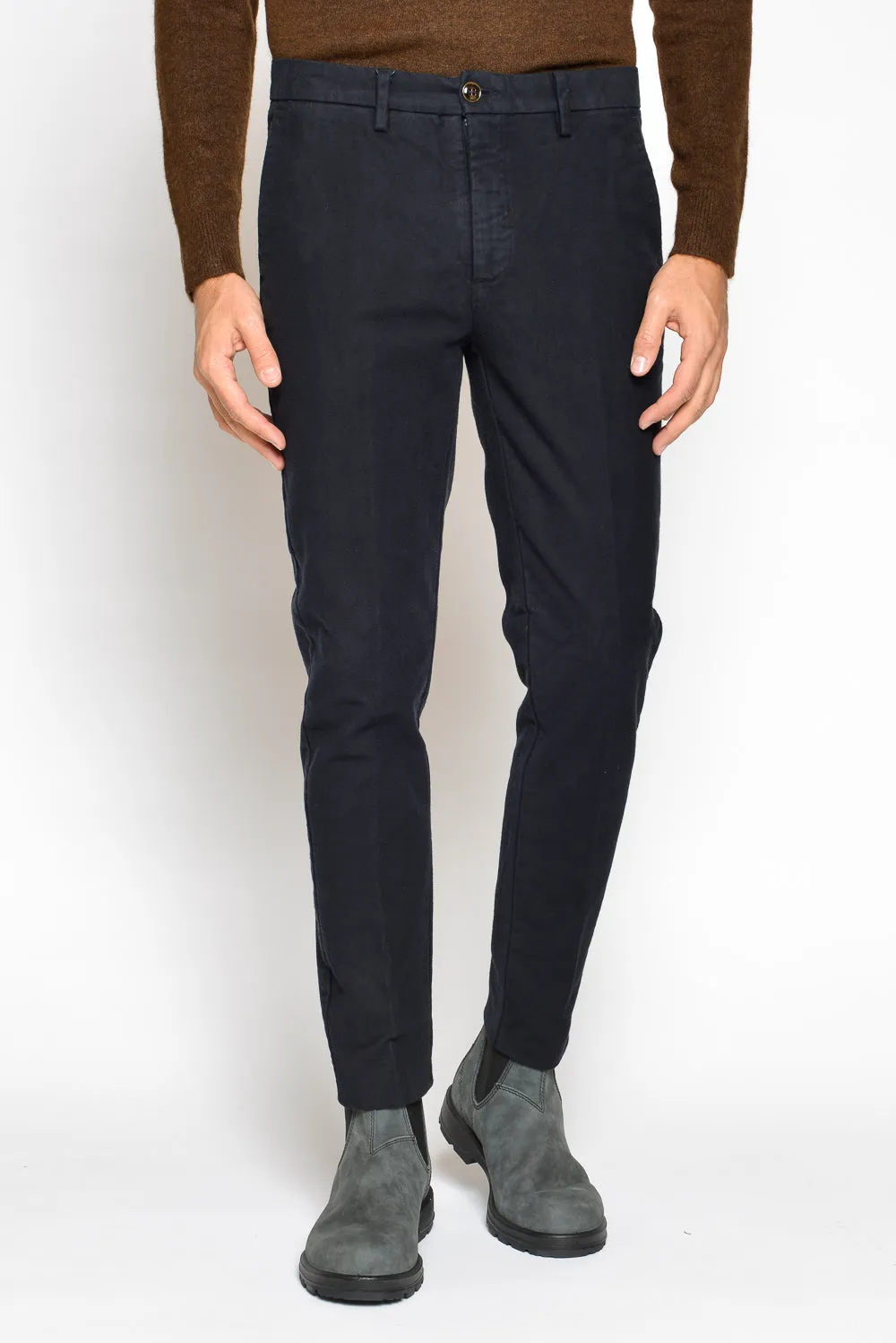 Markup Chinos Regular Fustagno Blu Uomo