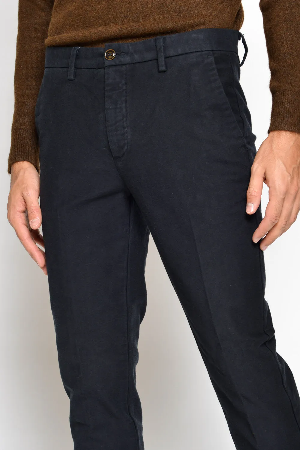 Markup Chinos Regular Fustagno Blu Uomo