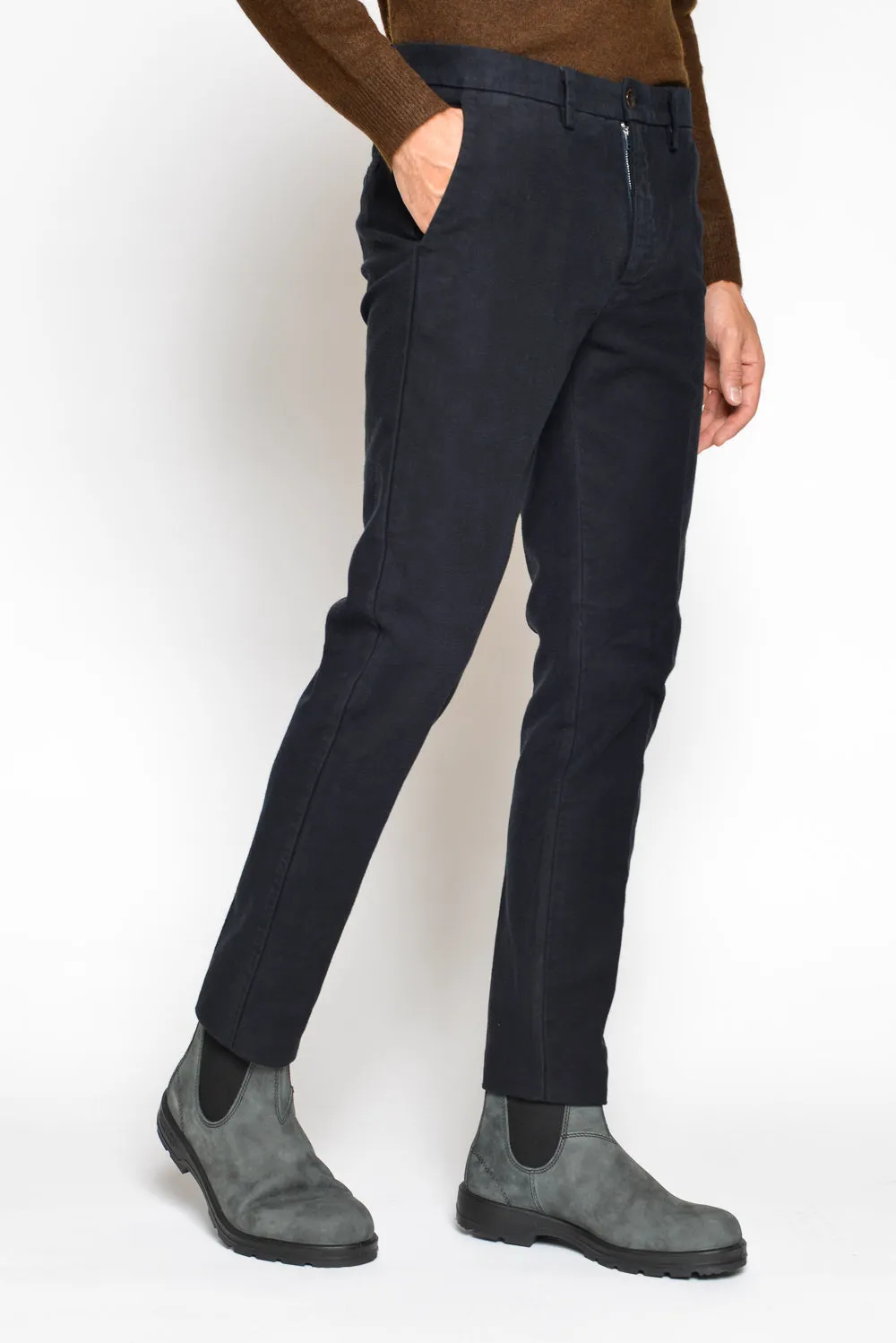 Markup Chinos Regular Fustagno Blu Uomo