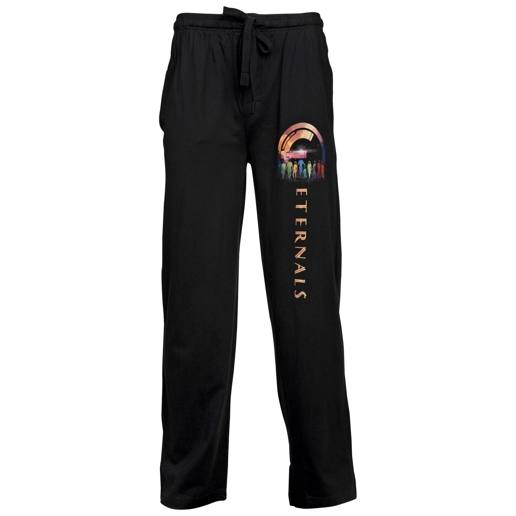 Marvel Studios The Eternals Logo and Text Pajama Sleep Pants