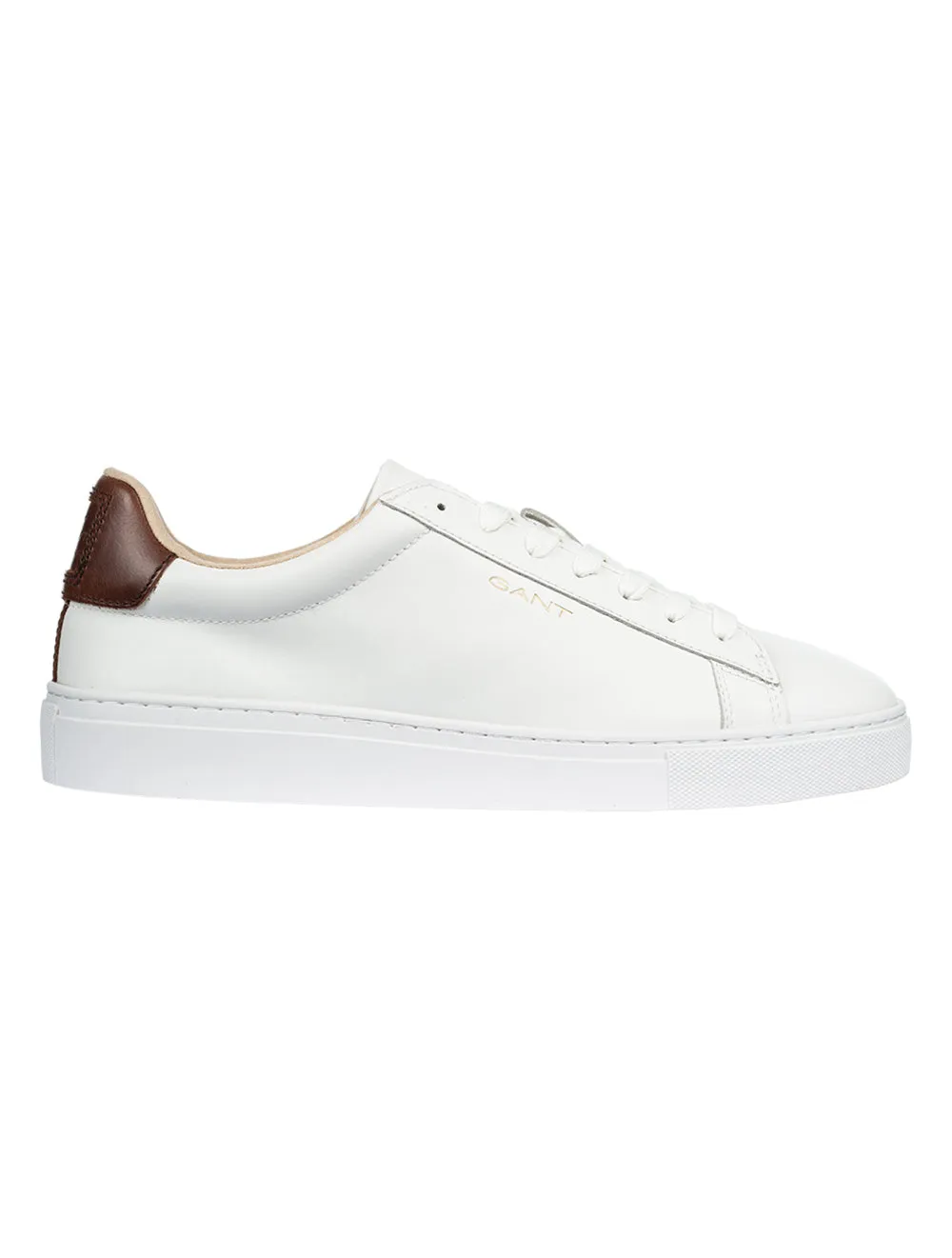 Mc Julien Leather Sneakers White Cognac