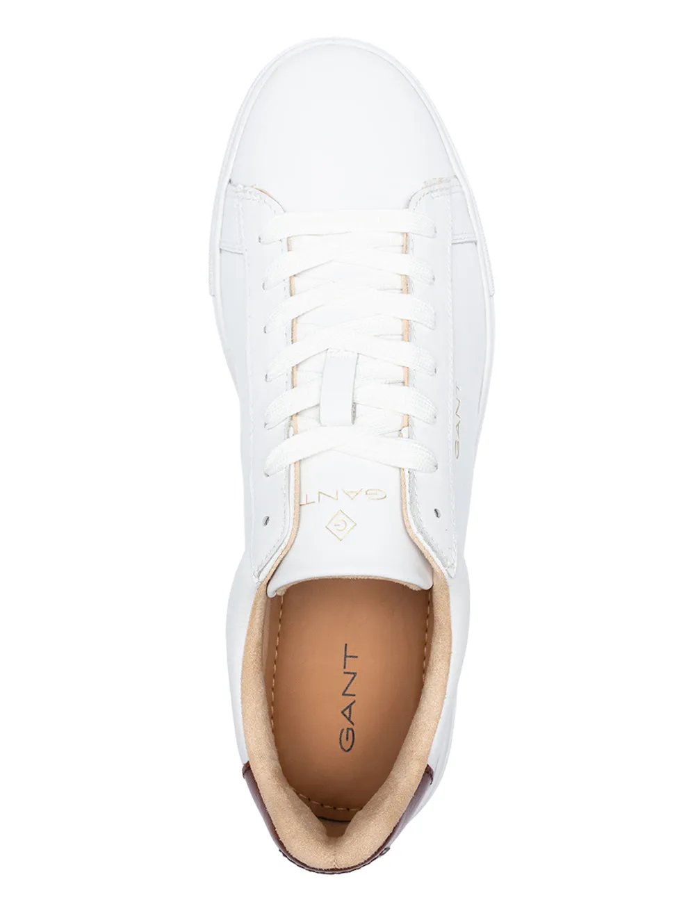 Mc Julien Leather Sneakers White Cognac