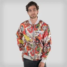 Members Only Men's Looney Tunes Vintage Mash Print Jacket