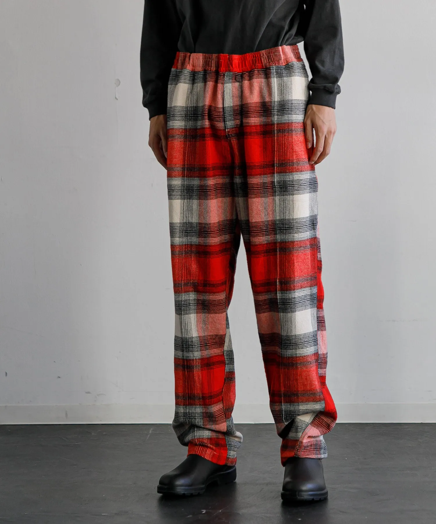 【MEN , WOMEN】NOMA t.d. Ombre Plaid Pants