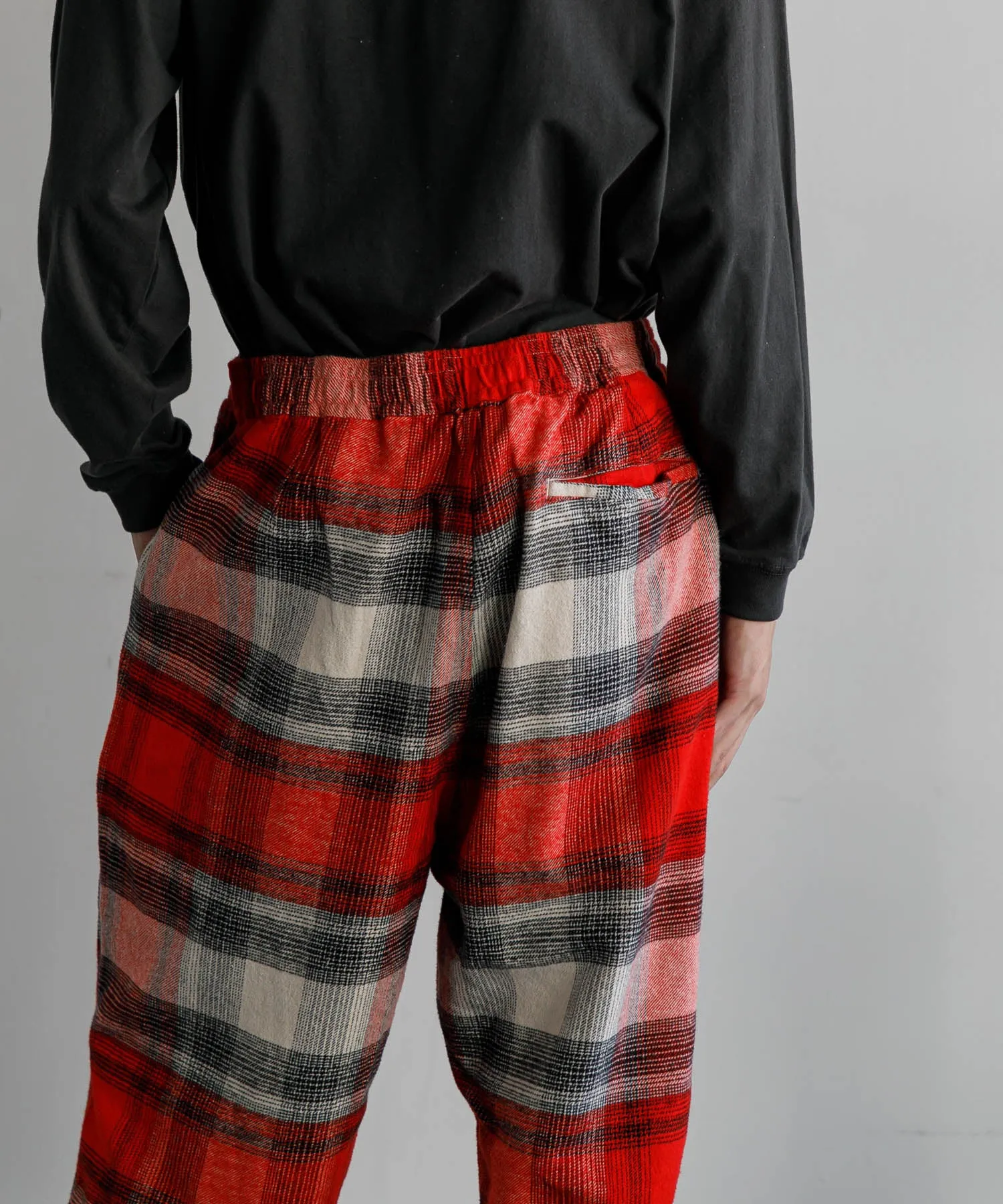 【MEN , WOMEN】NOMA t.d. Ombre Plaid Pants