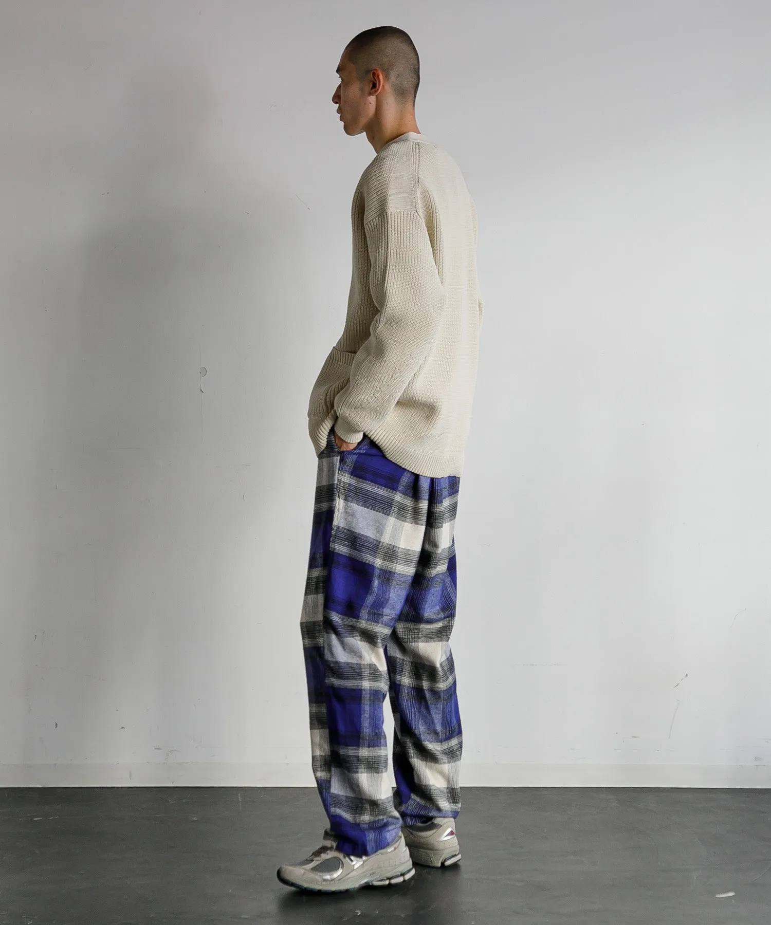 【MEN , WOMEN】NOMA t.d. Ombre Plaid Pants