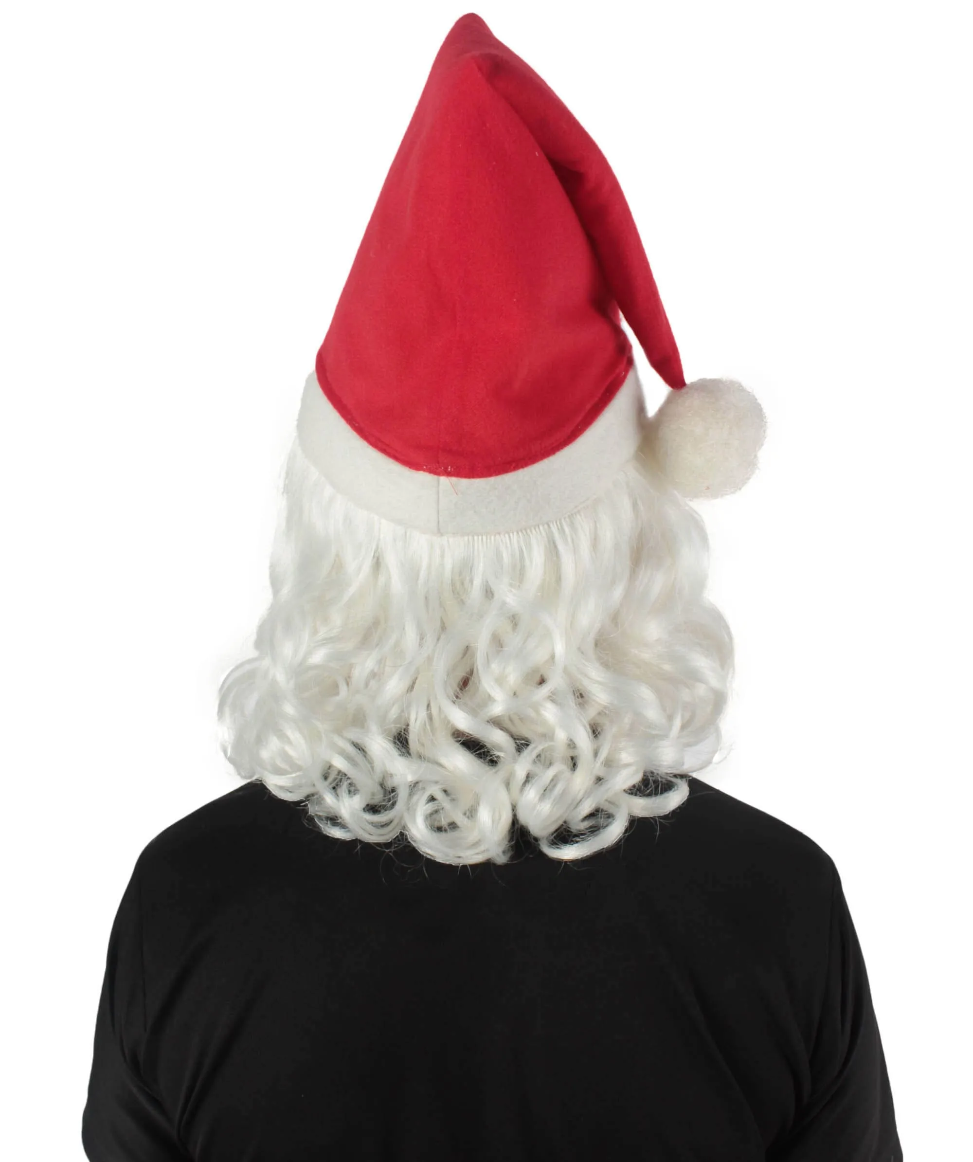 Men's Christmas Santa Body Suit Costume Bundle