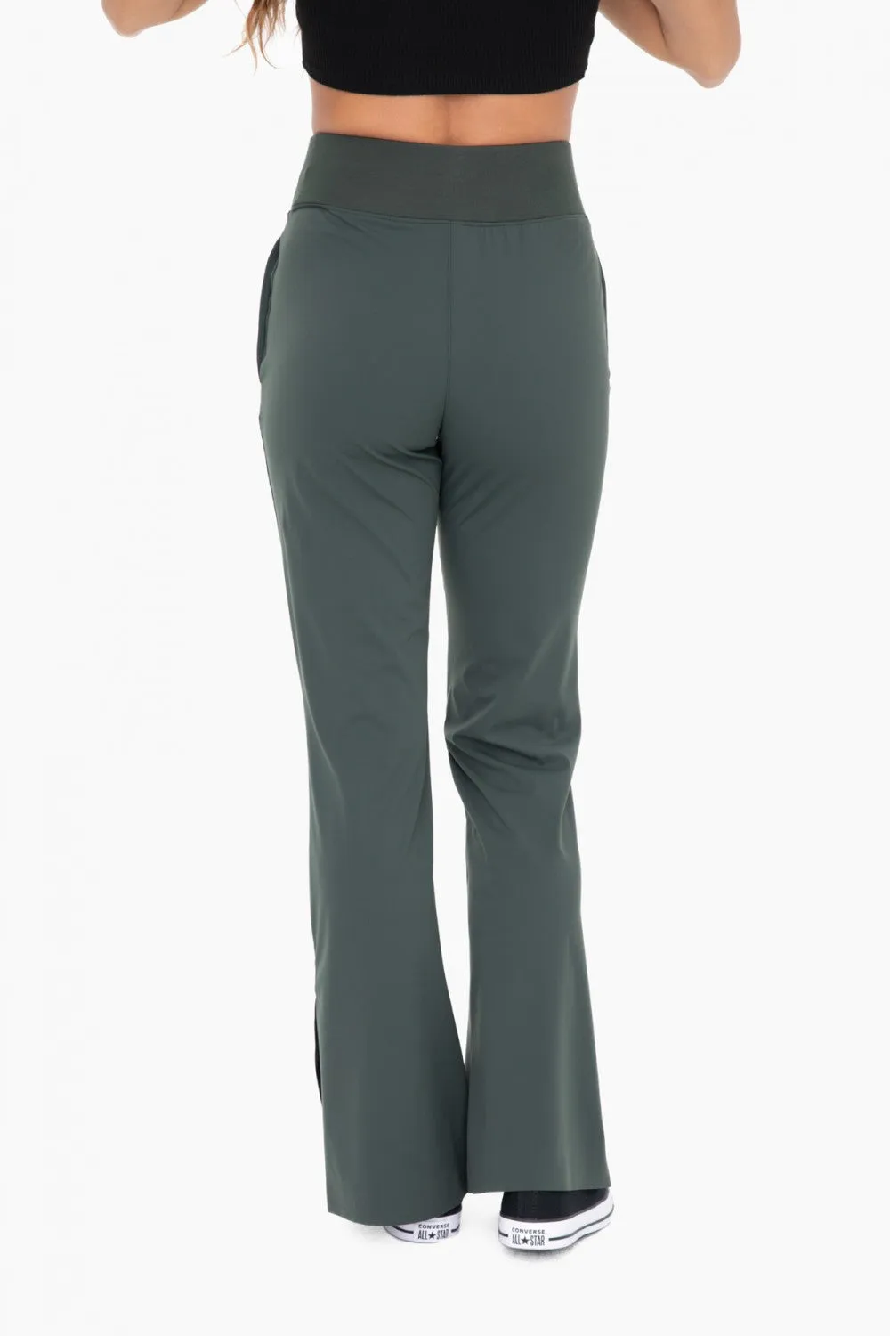 Mono B Graphene-Blend Wide Leg Active Pants