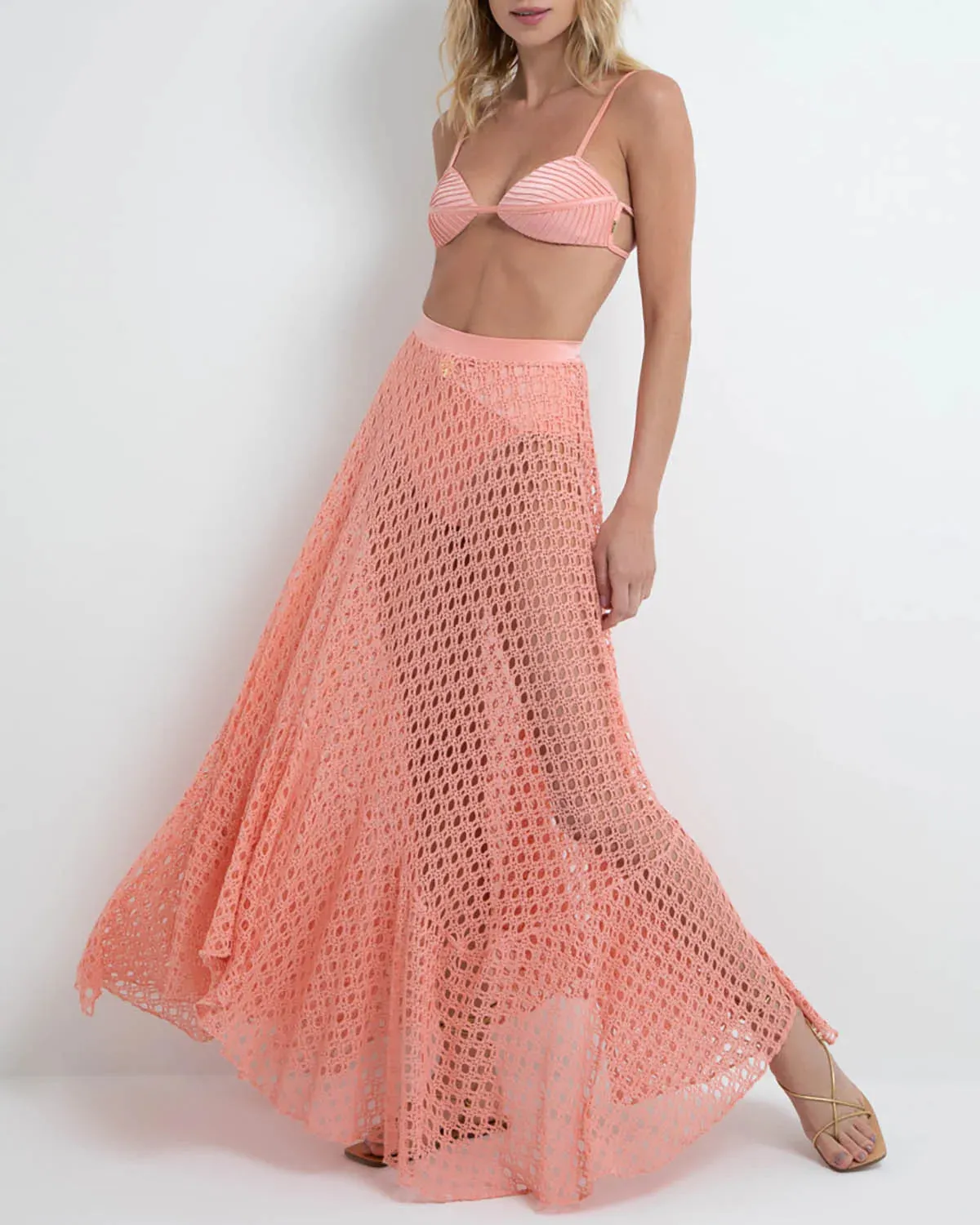 Netted Beach Skirt