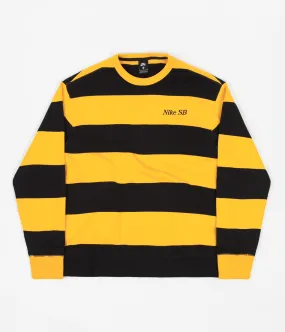 Nike SB Crewneck Sweatshirt - University Gold / Black - Black