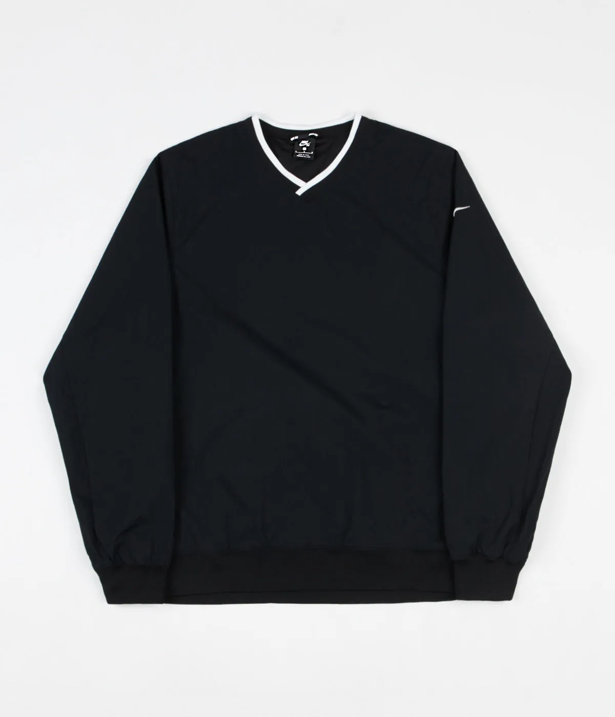 Nike SB Top Wind Sweatshirt - Black / White / White