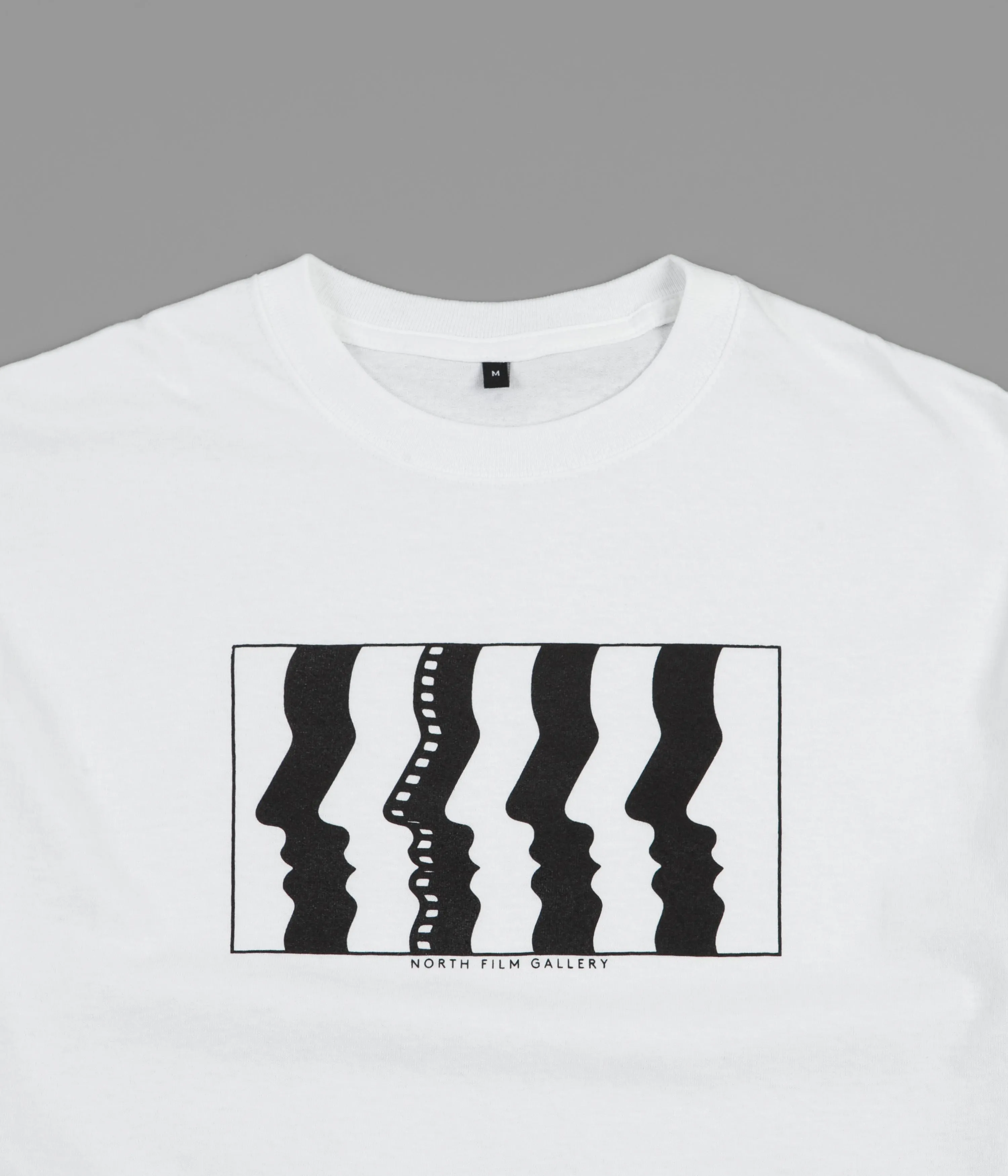 North Film Gallery Logo T-Shirt - White / Black