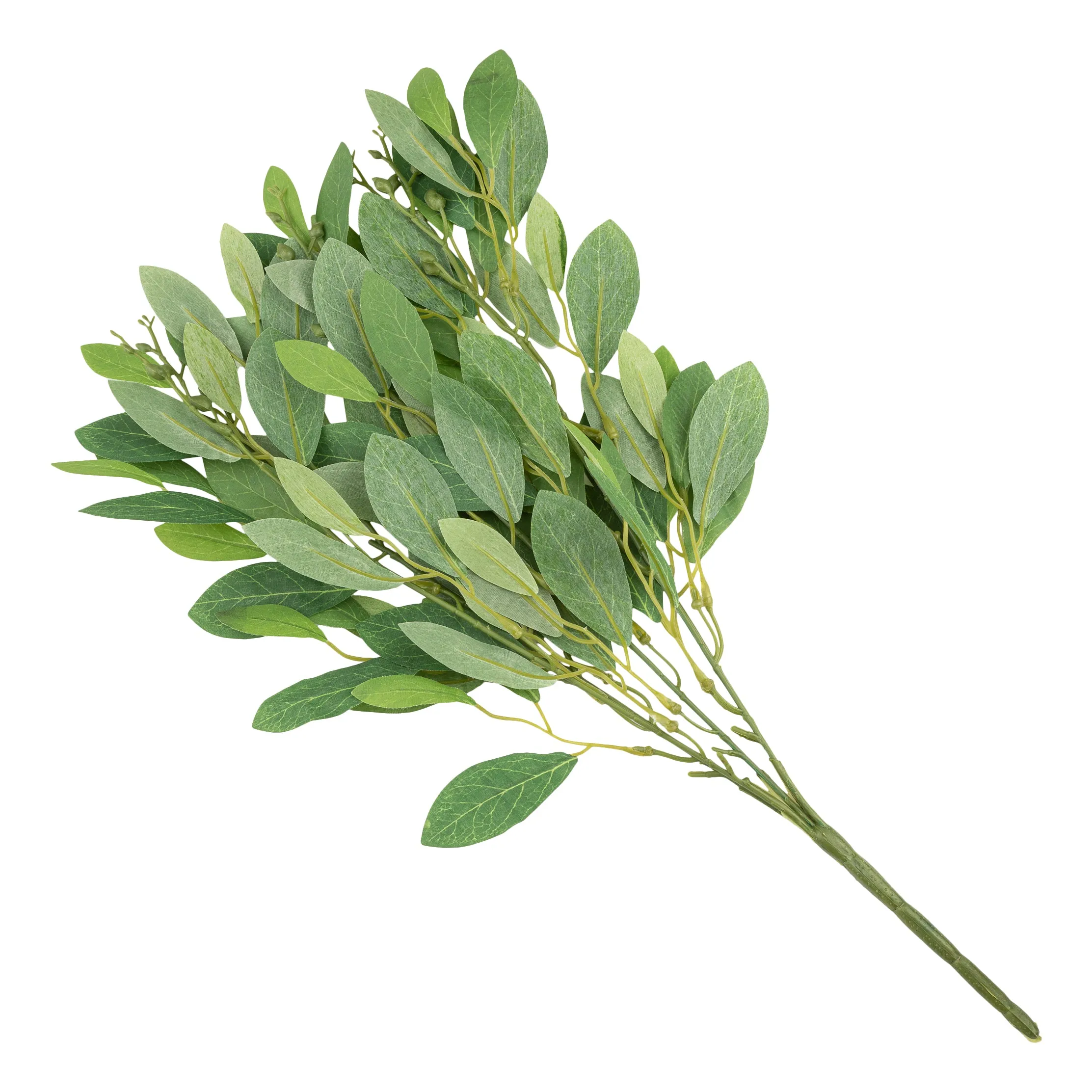 Olive Artificial Silk Greenery Bush Bundle