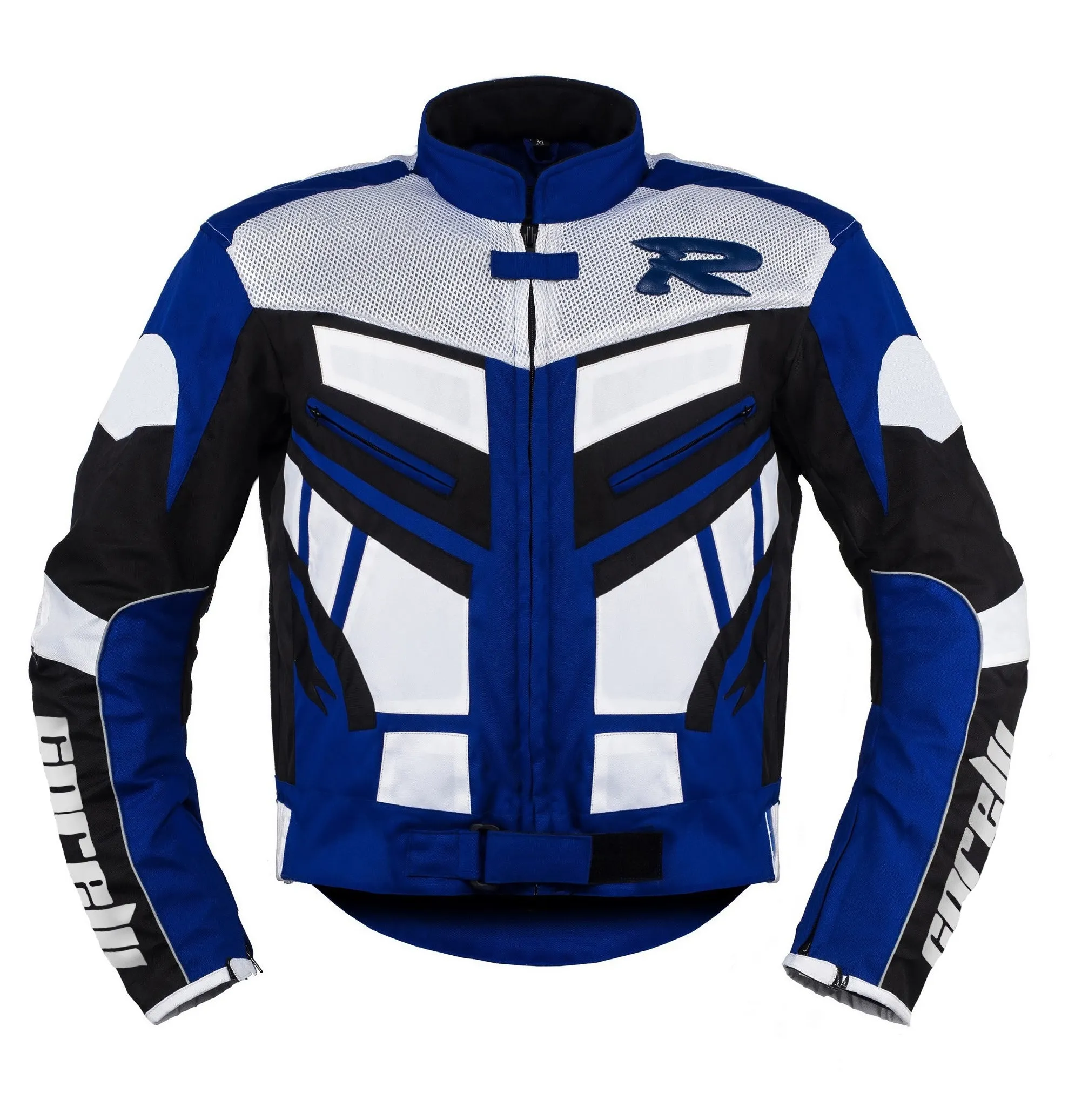 Olymp Blue Motorcycle Racing Textile Jacket