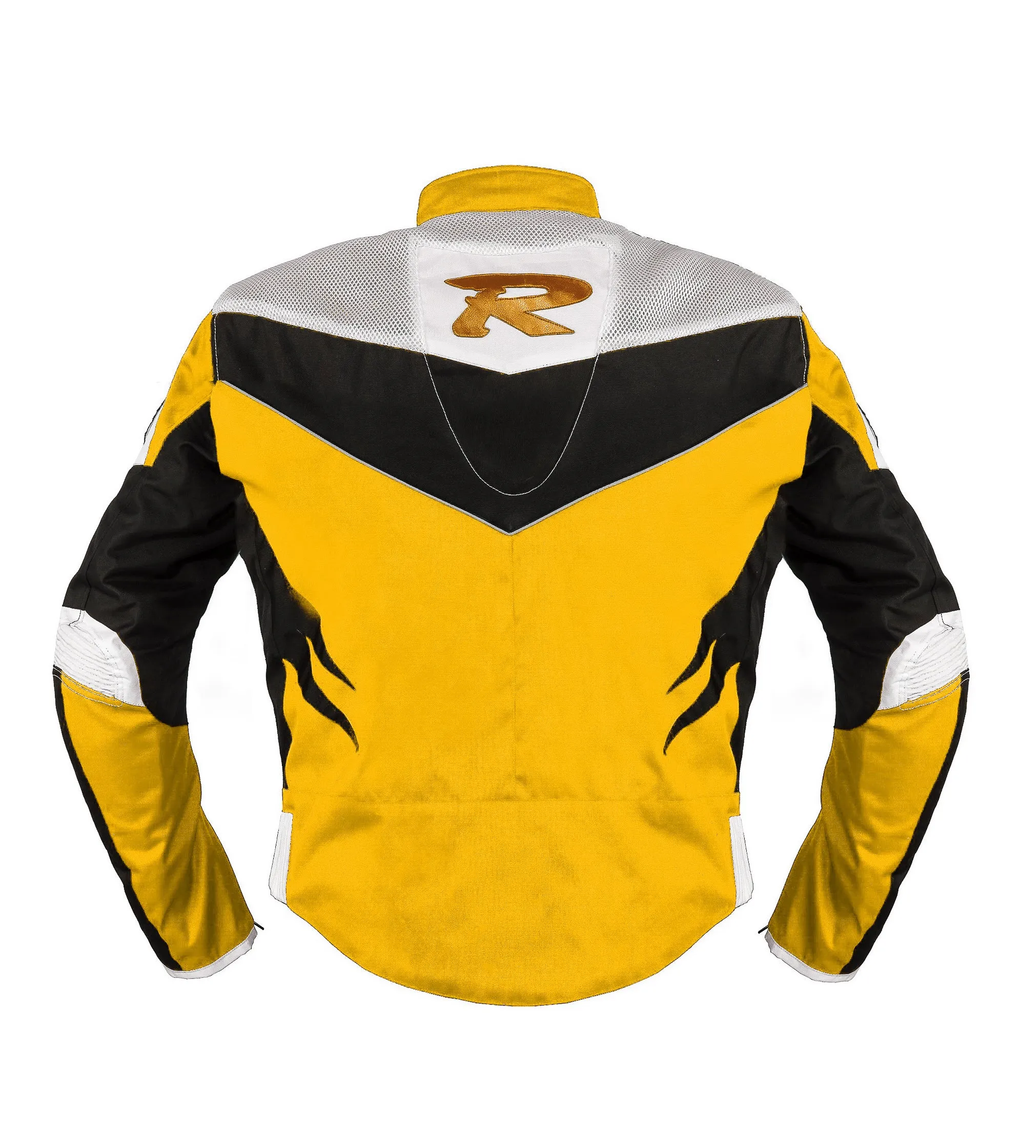 OLYMP YELLOW MOTORCYCLE RACING TEXTILE JACKET