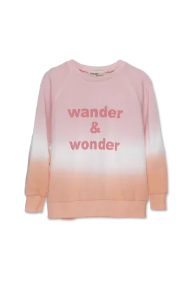 Ombre Punch Logo Sweatshirt by Wander & Wonder