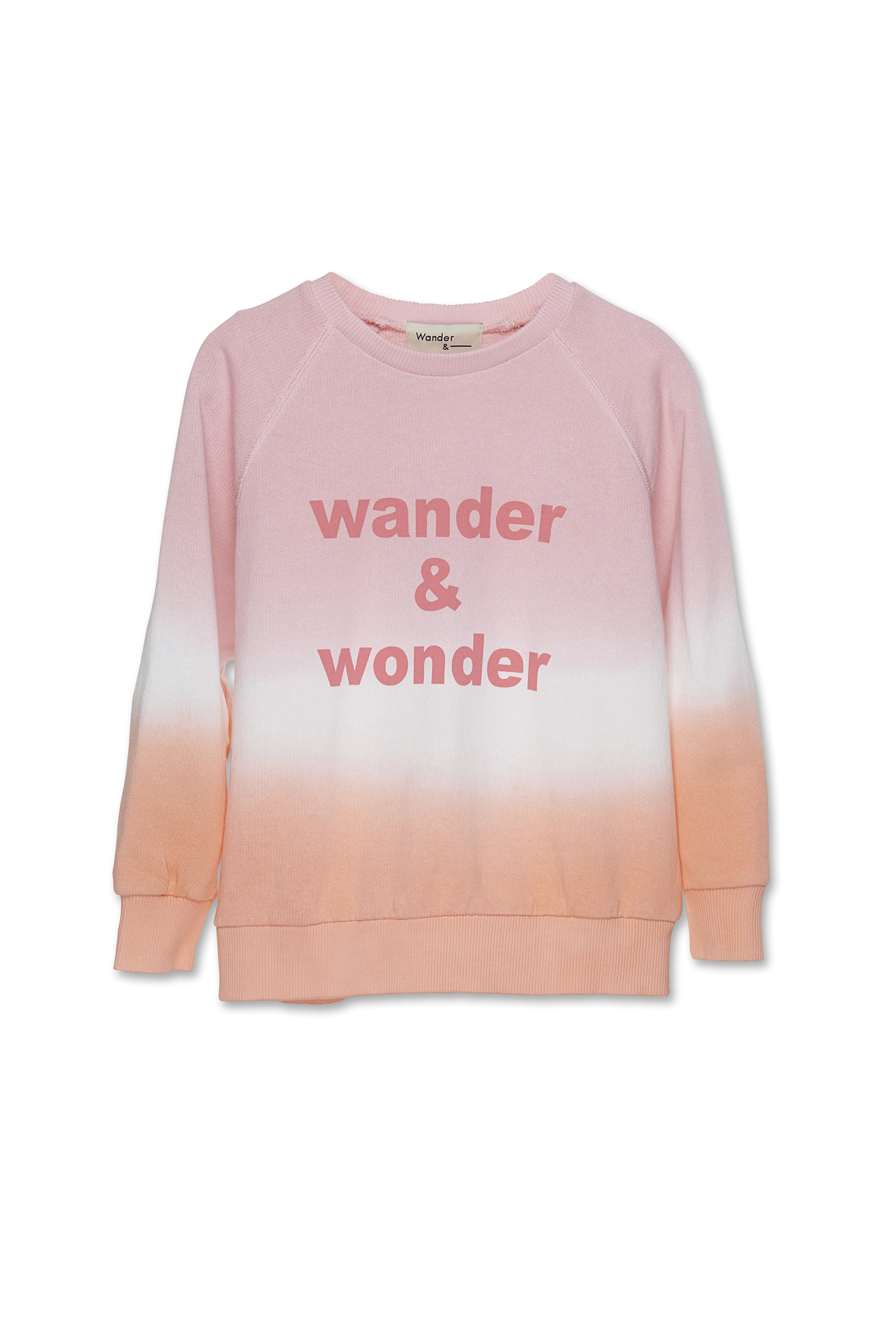 Ombre Punch Logo Sweatshirt by Wander & Wonder