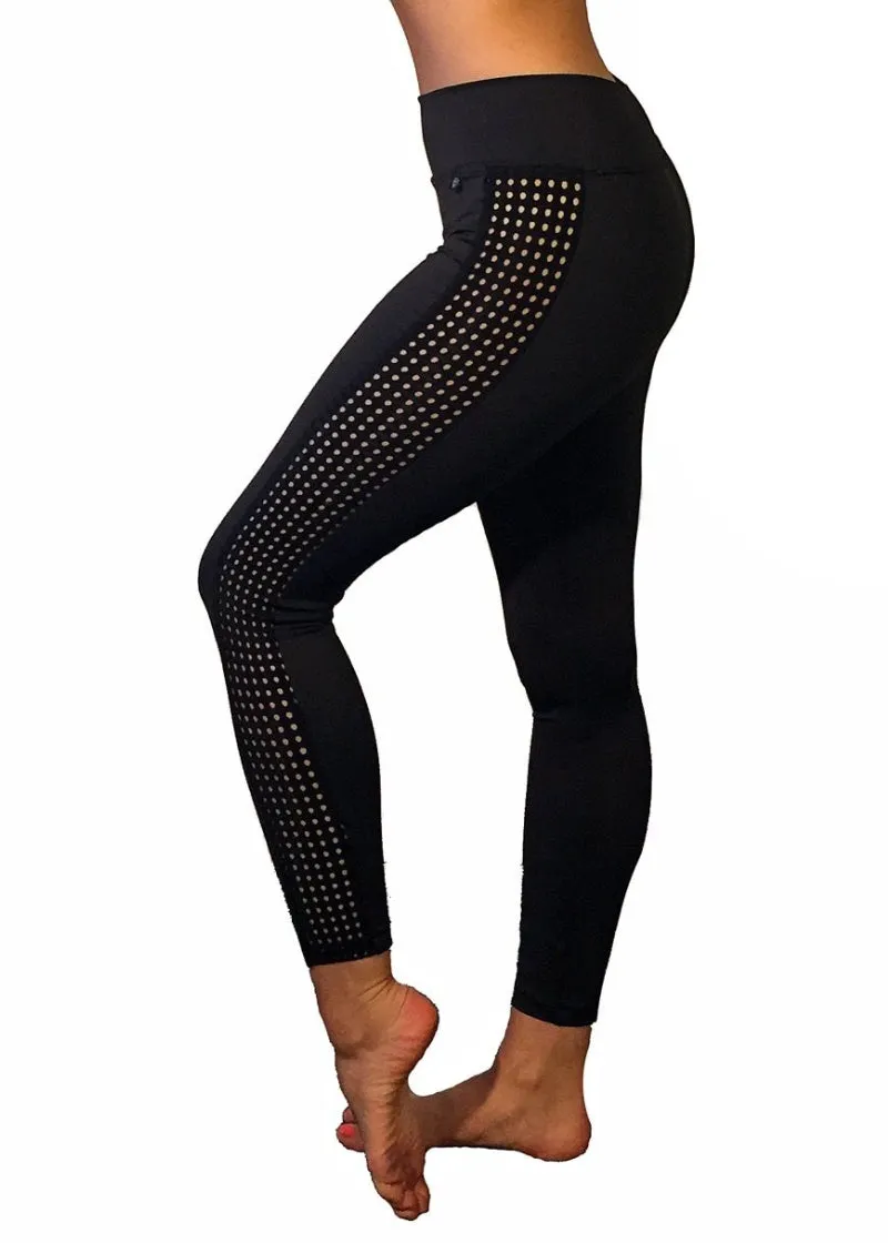 ON SALE Dot Mesh Leggings