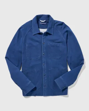 Organic Indigo Knit Chore Coat