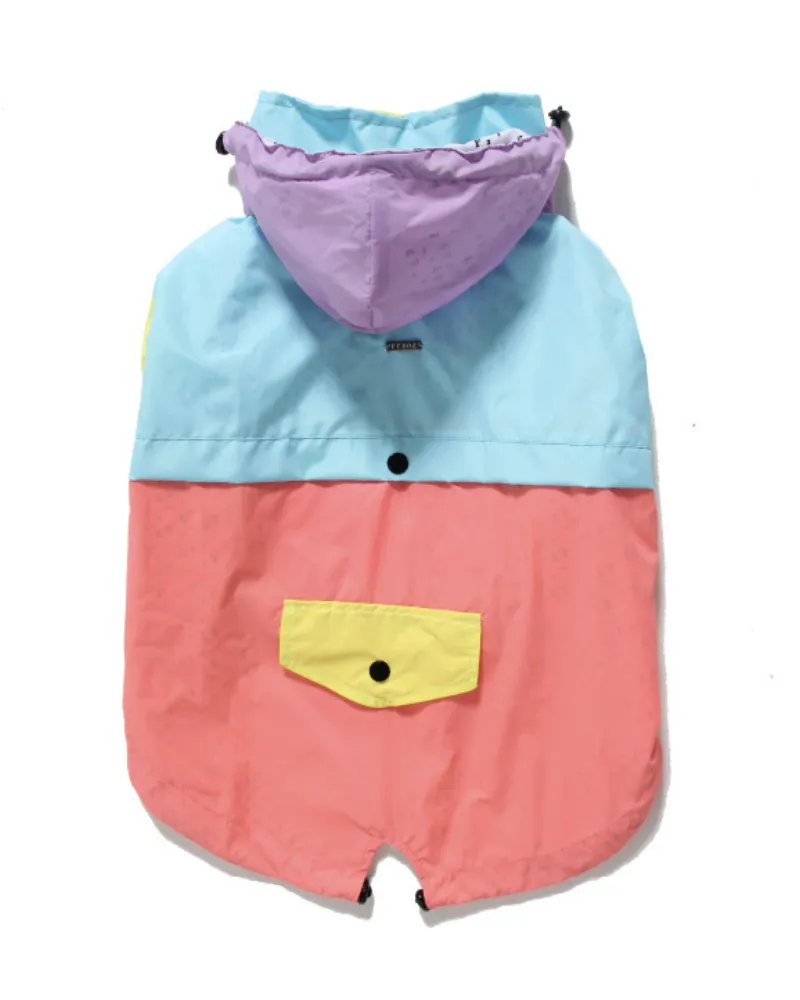 Pastel Water Resistant Dog Raincoat (FINAL SALE)