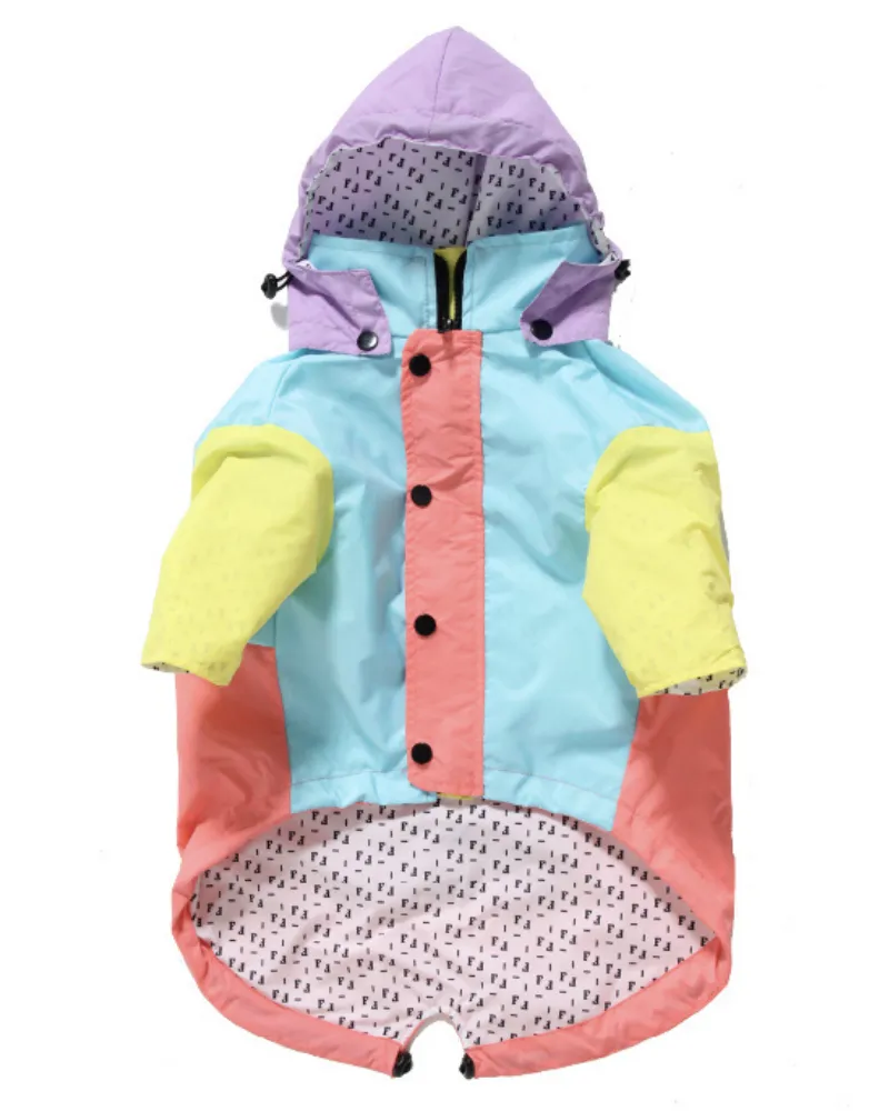 Pastel Water Resistant Dog Raincoat (FINAL SALE)