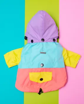 Pastel Water Resistant Dog Raincoat (FINAL SALE)