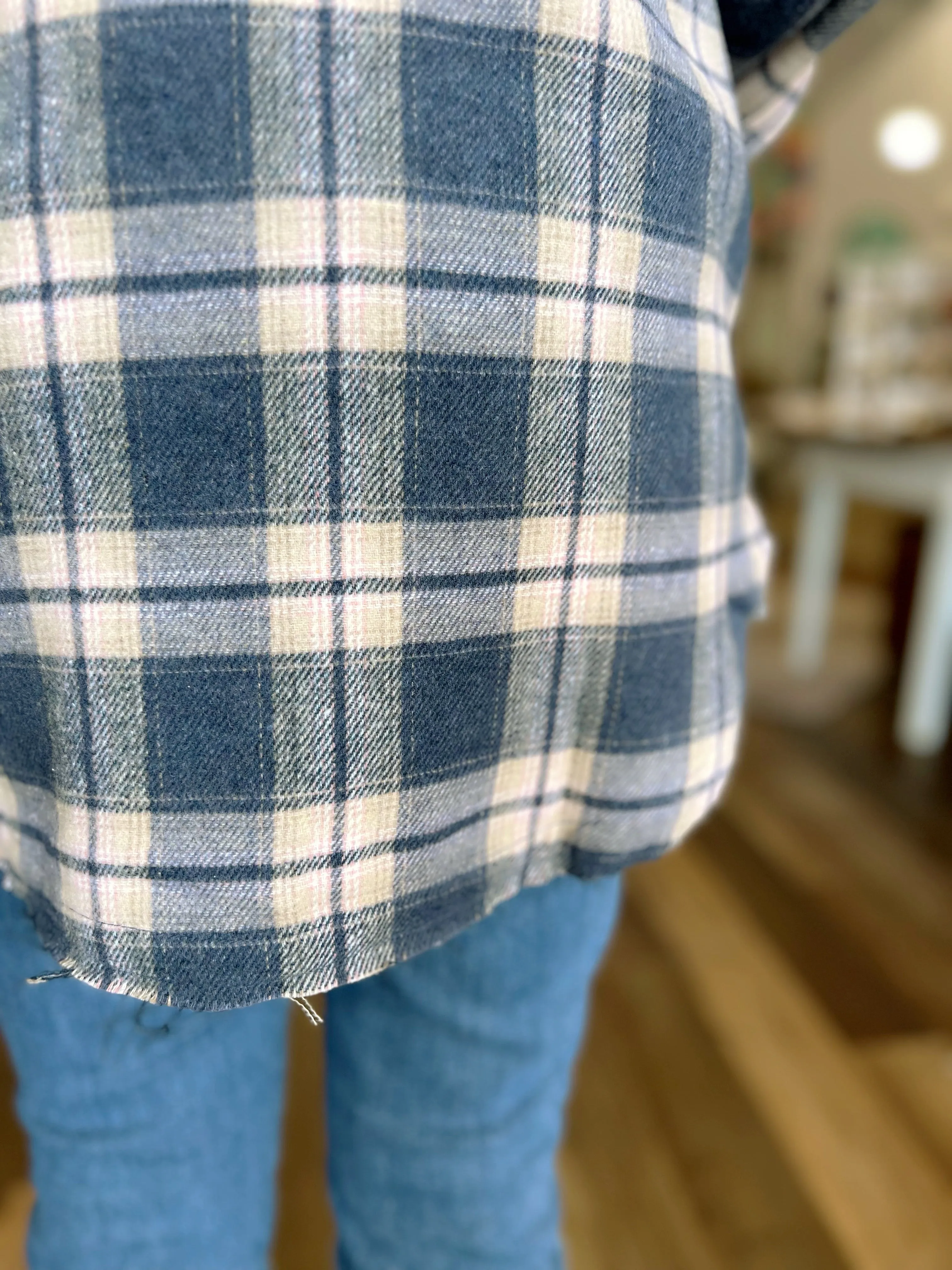 Plaid Vibes Button Down