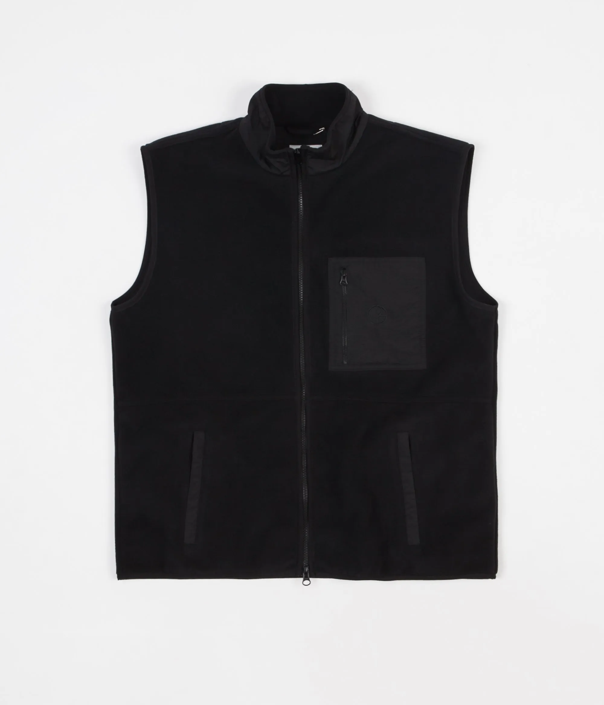 Polar Stenstrom Fleece Vest - Black / Black