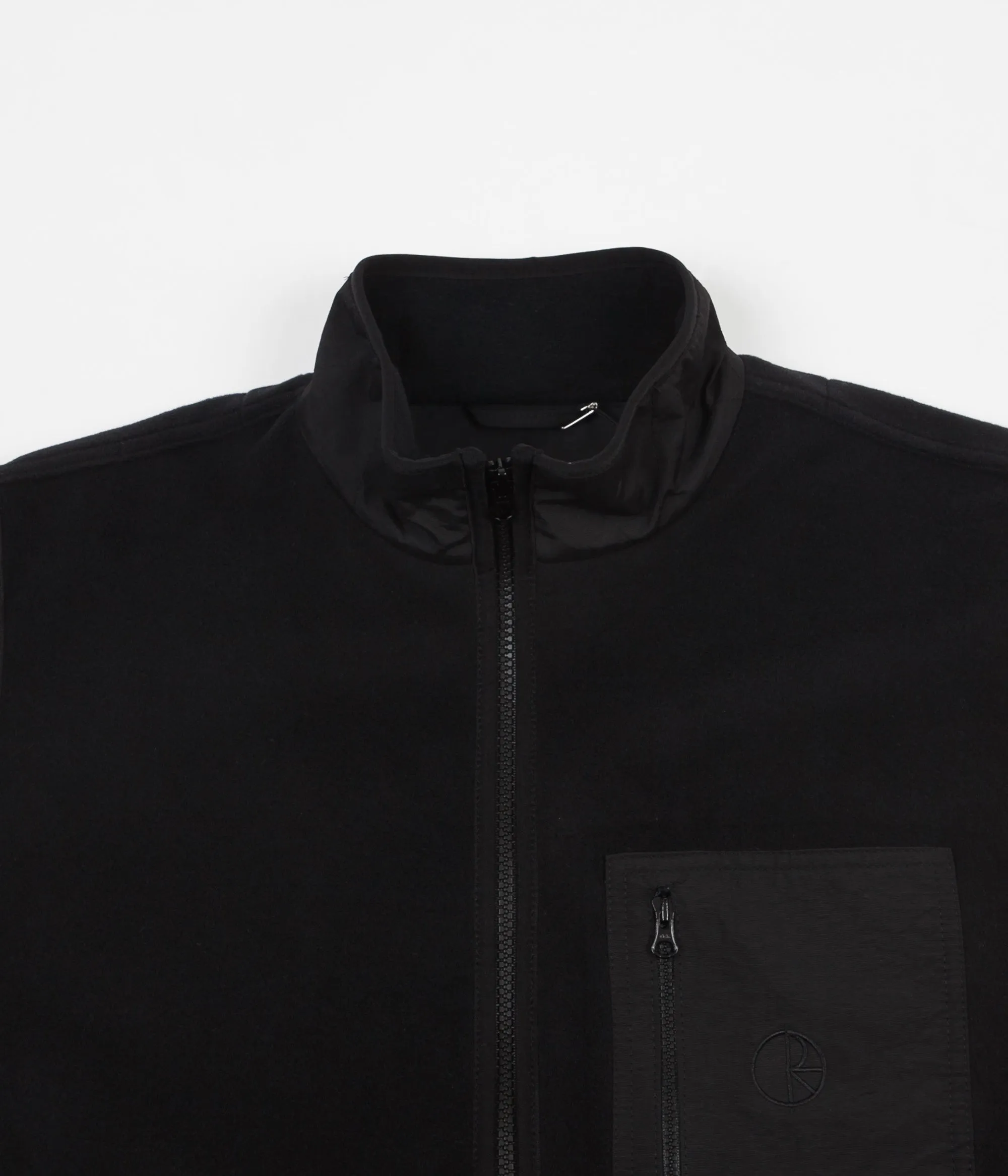 Polar Stenstrom Fleece Vest - Black / Black