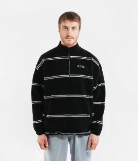 Polar Stripe Fleece Pullover 2.0 Sweatshirt - Black