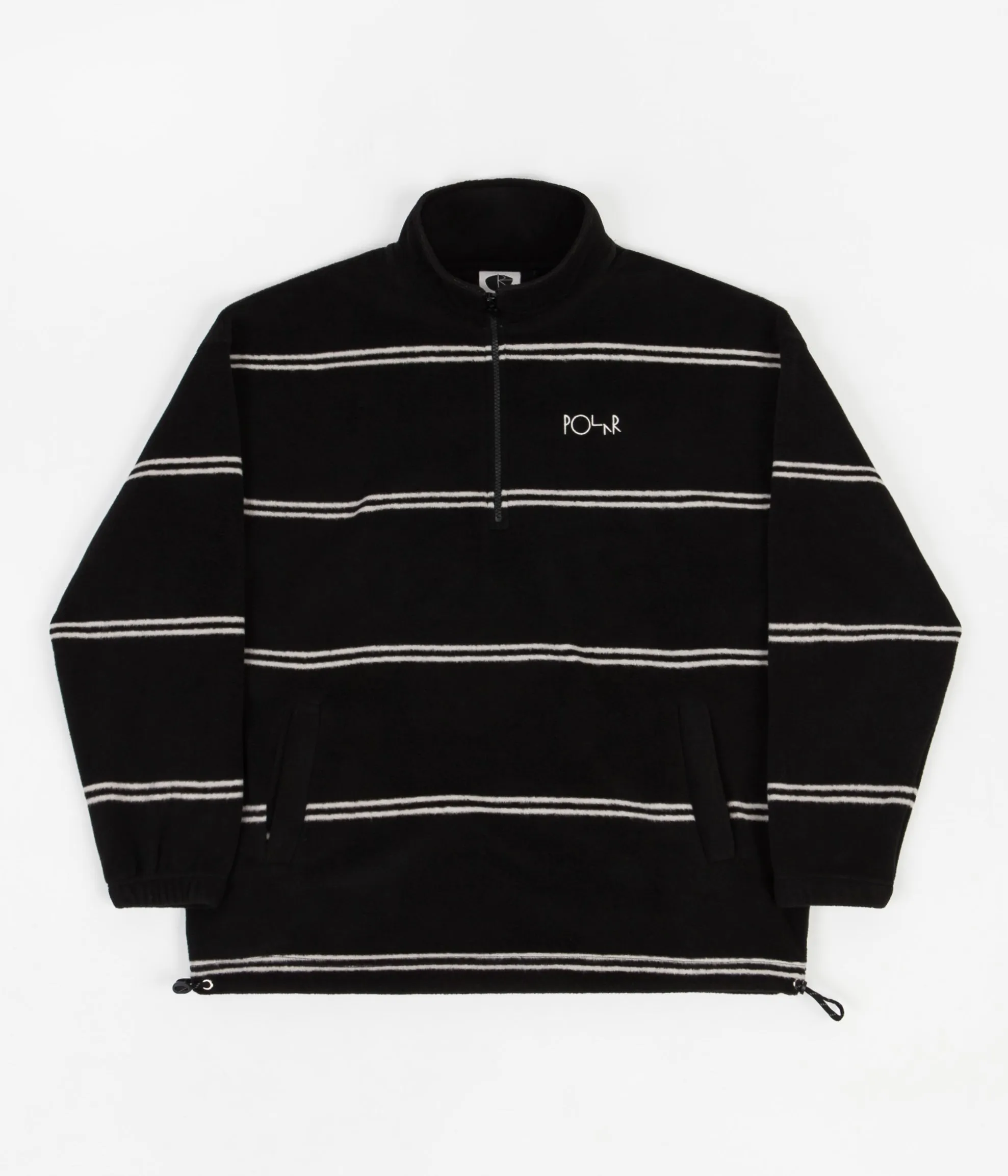 Polar Stripe Fleece Pullover 2.0 Sweatshirt - Black