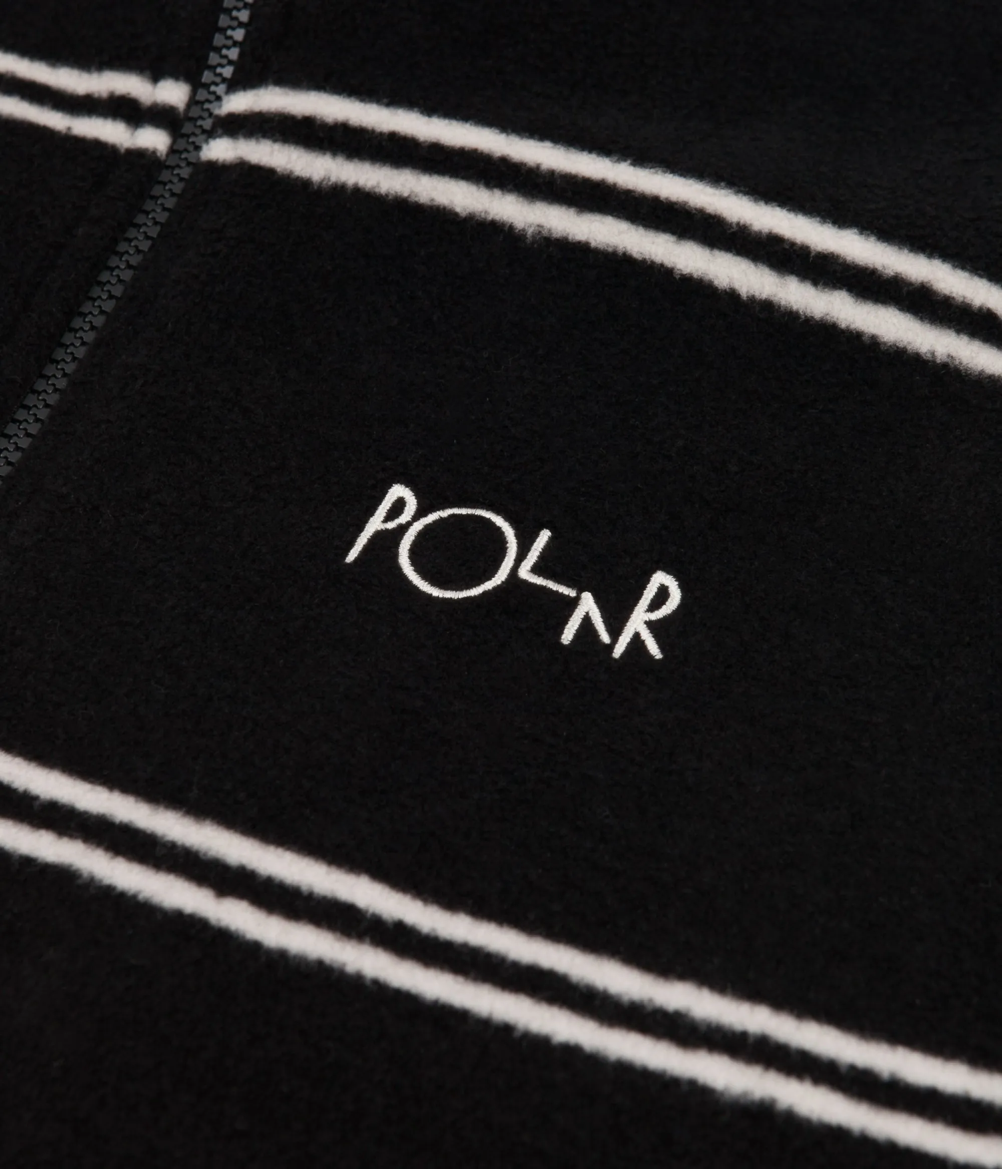 Polar Stripe Fleece Pullover 2.0 Sweatshirt - Black