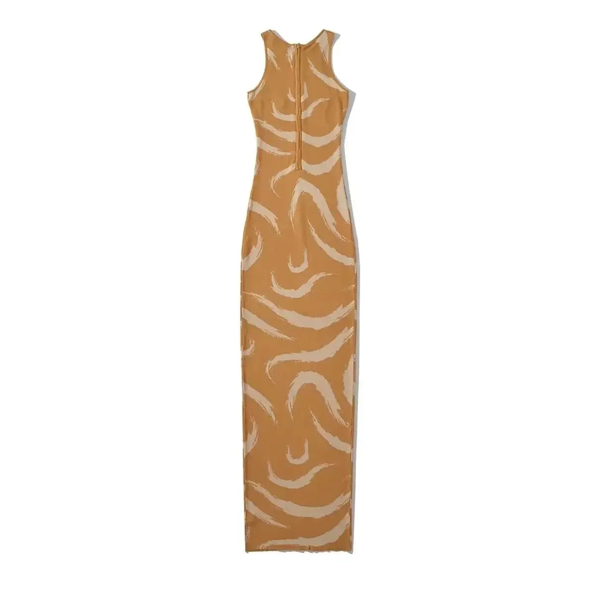 Pre Order:  Curls Sleeveless Maxi Knit Dress