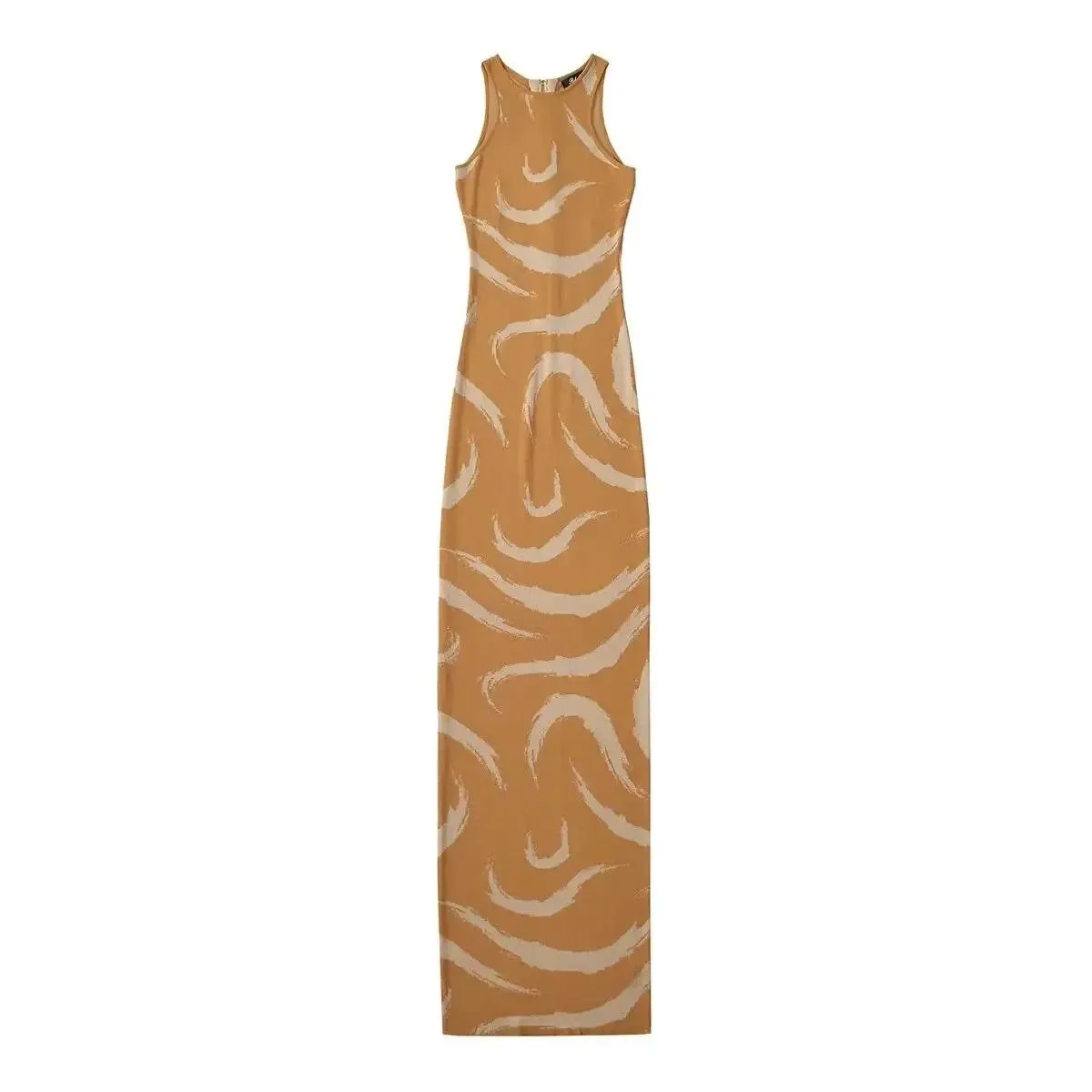 Pre Order:  Curls Sleeveless Maxi Knit Dress