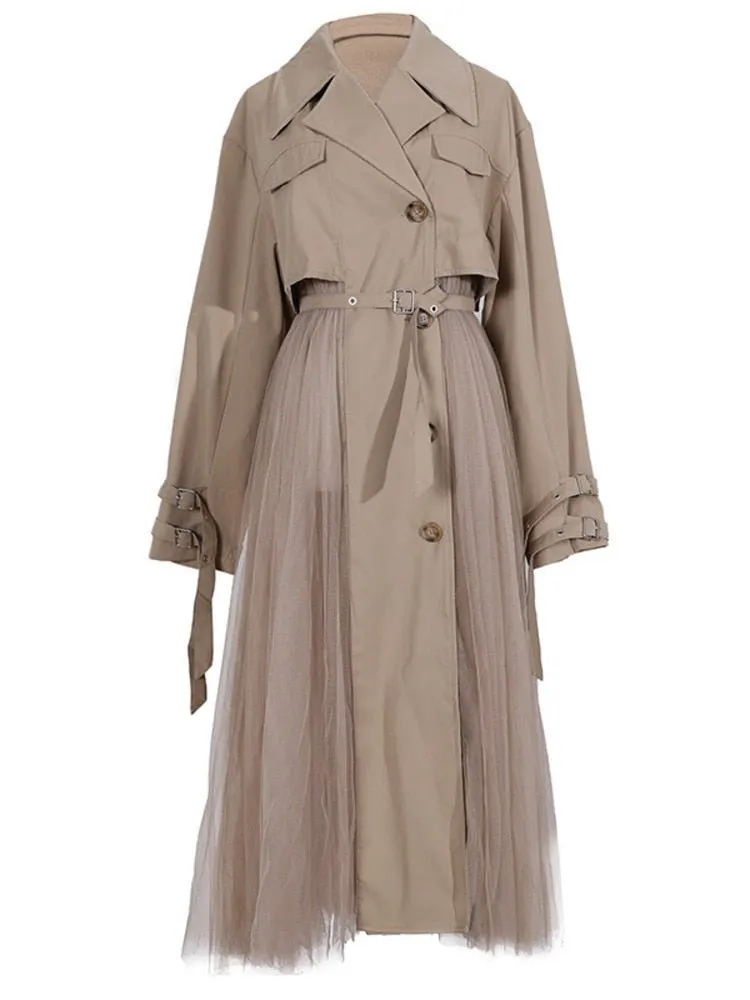 Pre Order:  Tulle Trench Coat