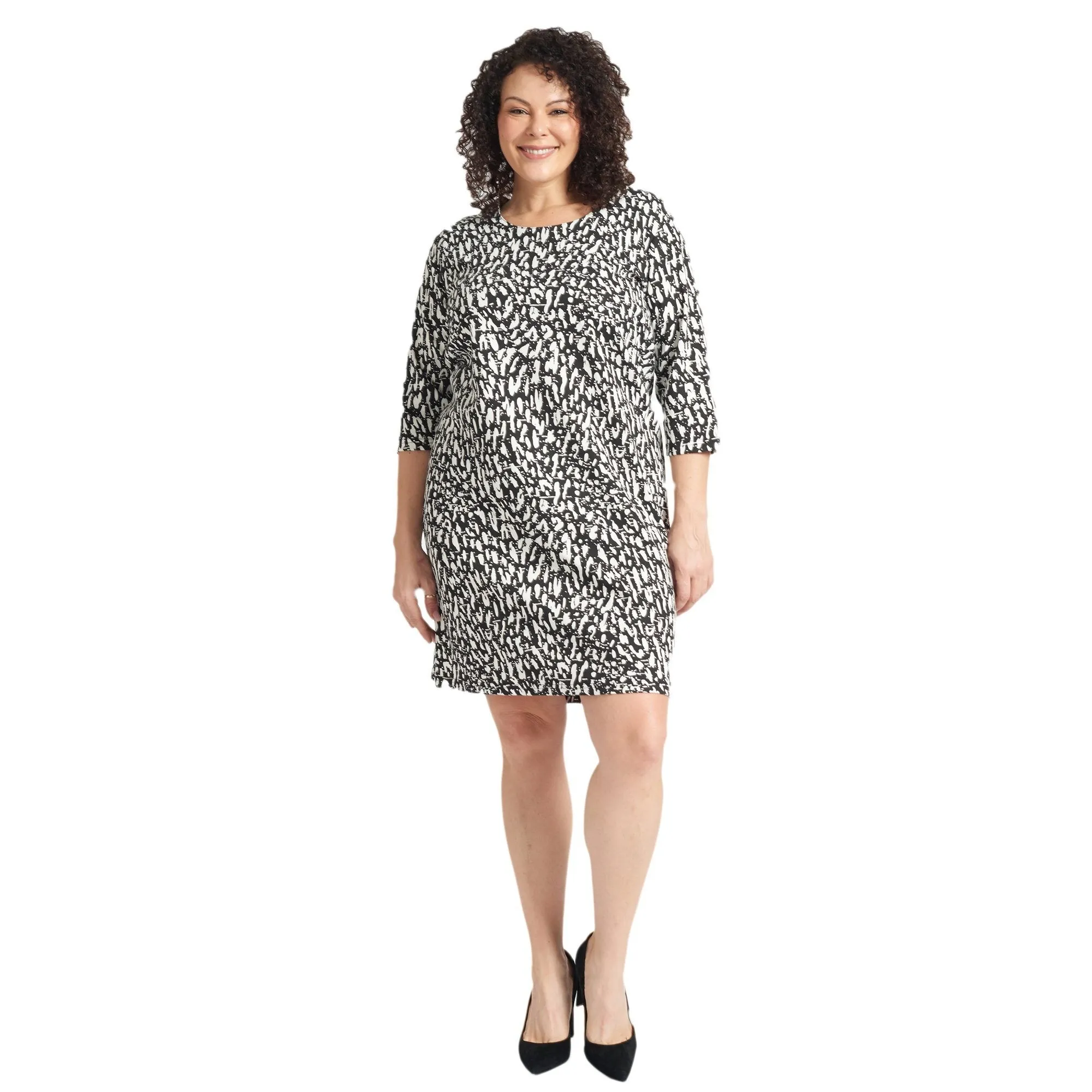 Printed Knit Dress | Plus Size