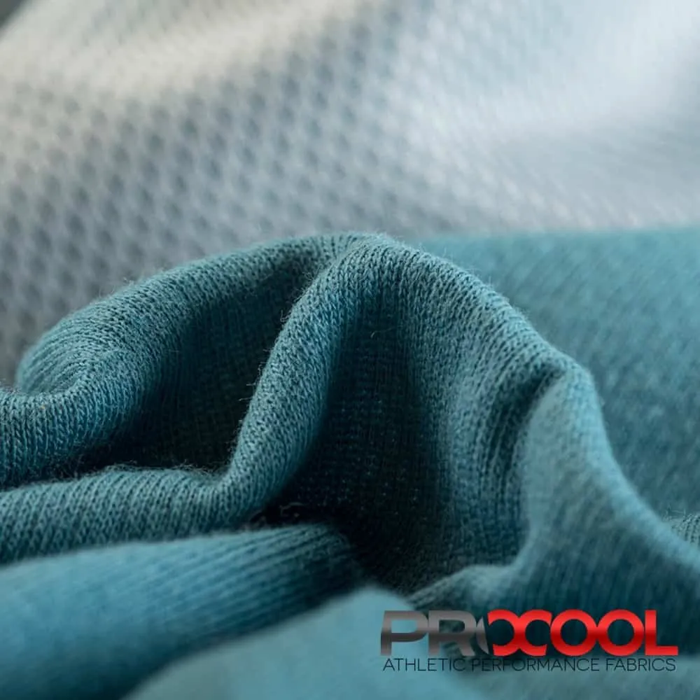 ProCool® TransWICK™ Supima Cotton Sports Jersey Mesh Silver CoolMax Fabric (W-634)