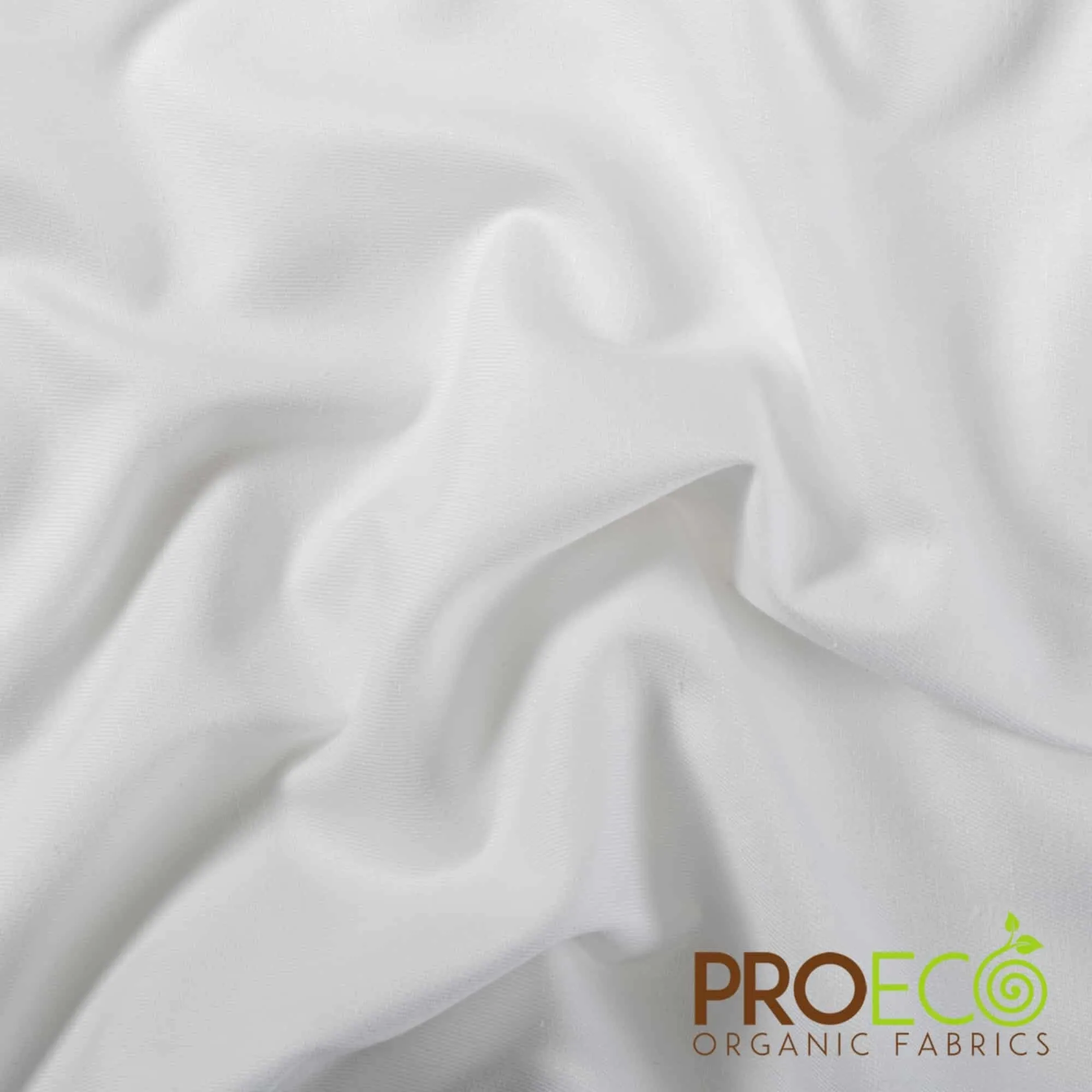 ProECO® Organic Cotton Twill Silver Fabric (W-560)