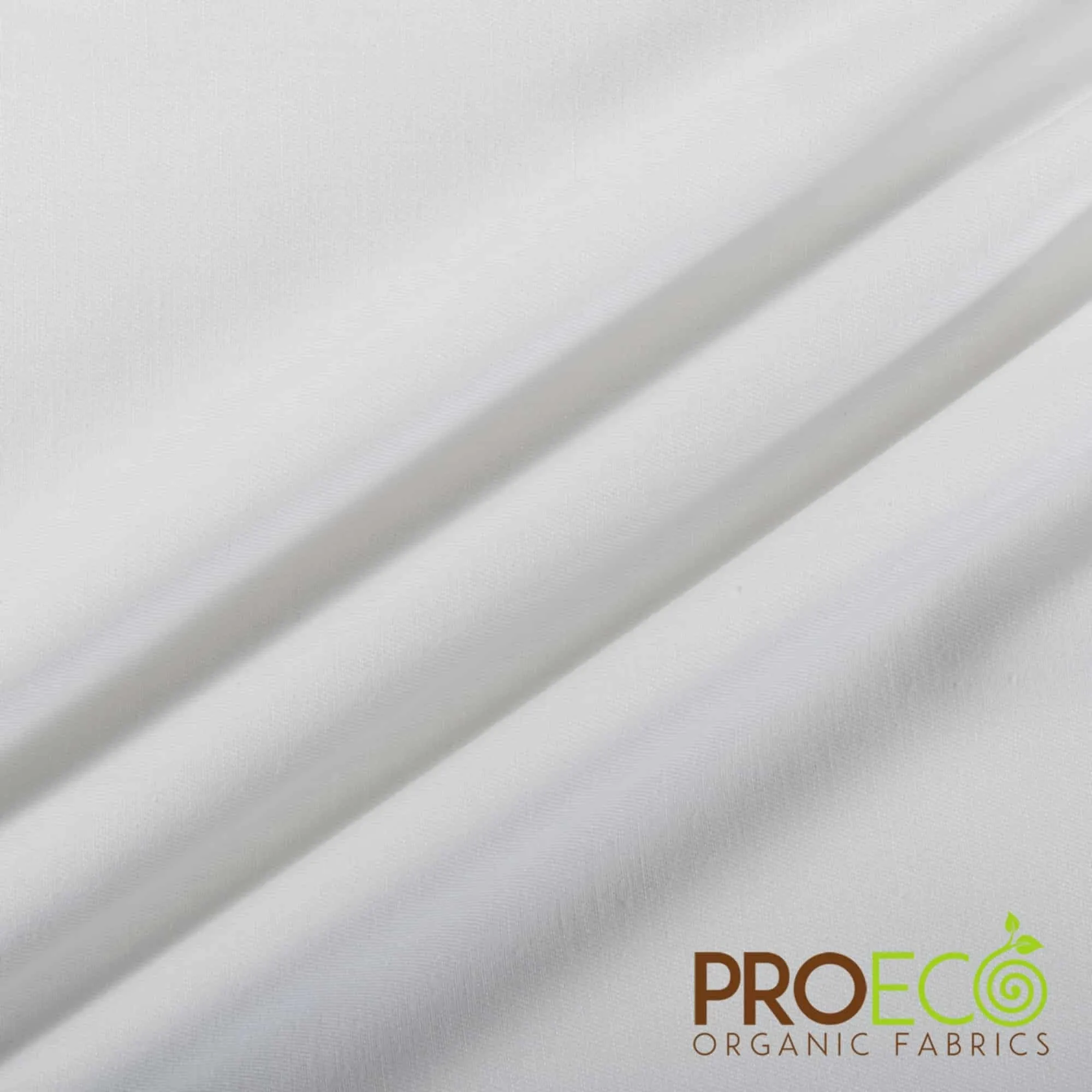 ProECO® Organic Cotton Twill Silver Fabric (W-560)