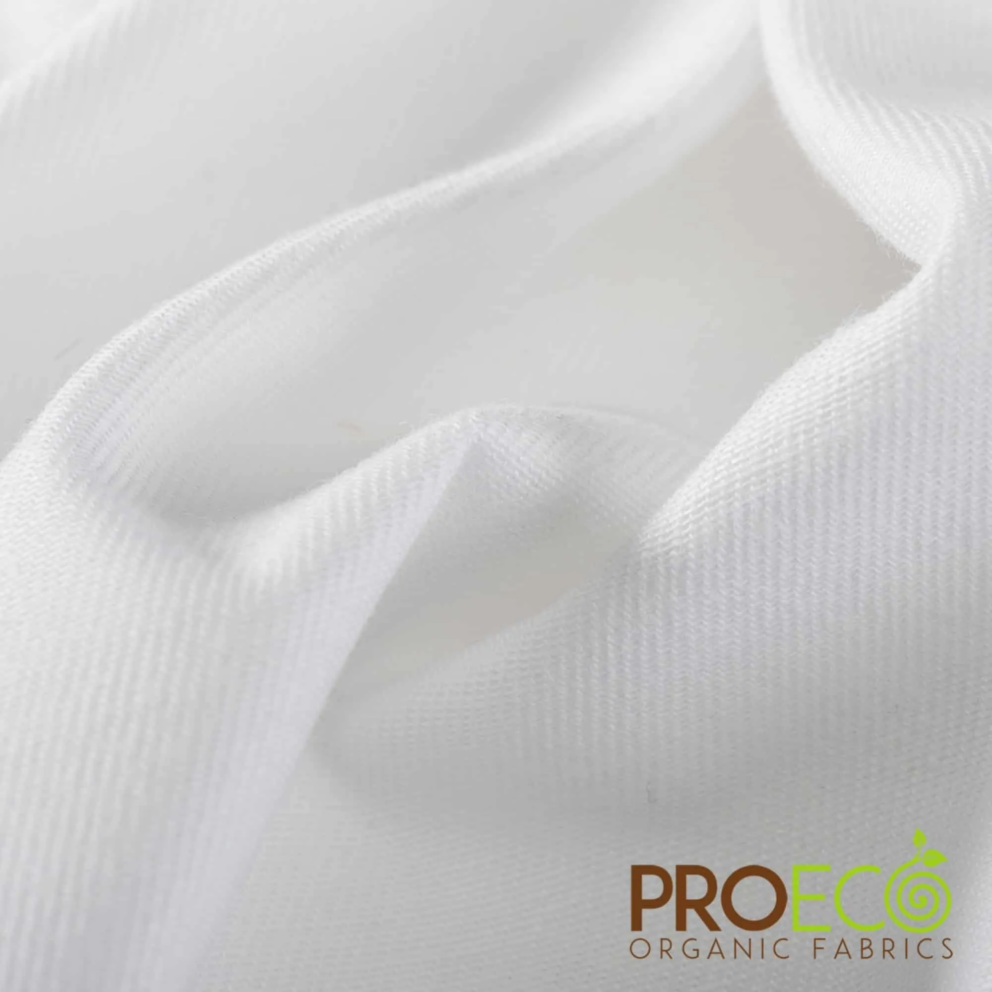 ProECO® Organic Cotton Twill Silver Fabric (W-560)