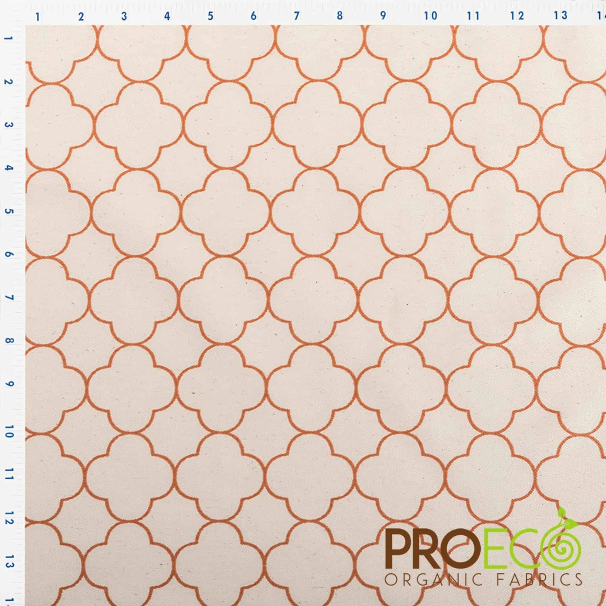 ProECO® Organic Cotton Twill Silver Print Fabric (W-627)