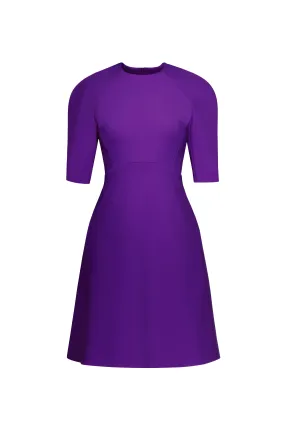 Puff Sleeve Above Knee Dress